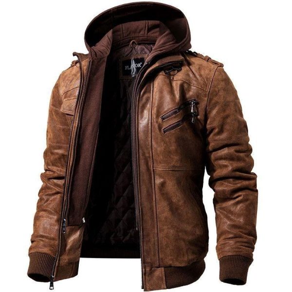 blouson en cuir steampunk