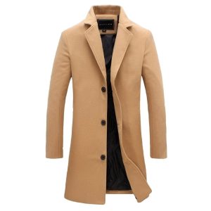 caban long homme