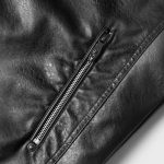 confortable manteau simili PU