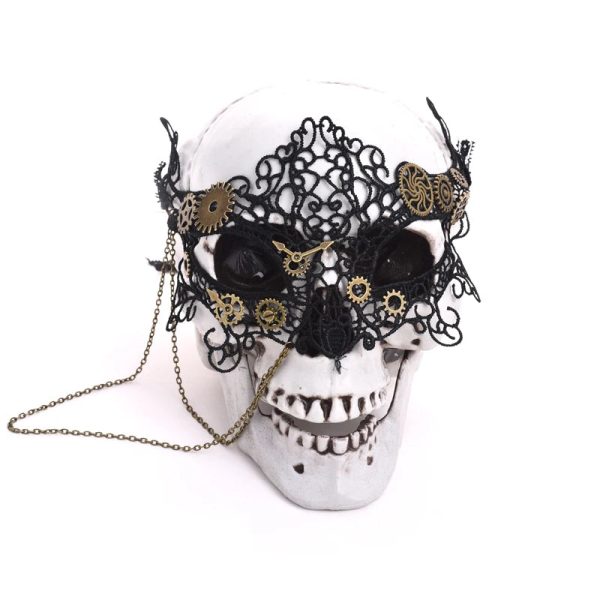 masque loup Steampunk