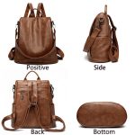 cuir femme sac style rétro