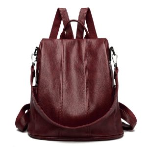 sac a dos cuir femme vintage