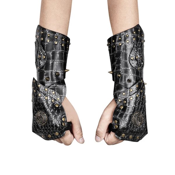 gants steampunk à rivets