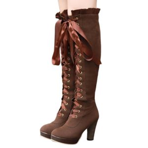 bottes victoriennes cuir