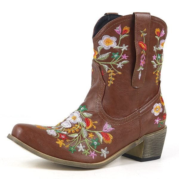 Bottines vintage femme
