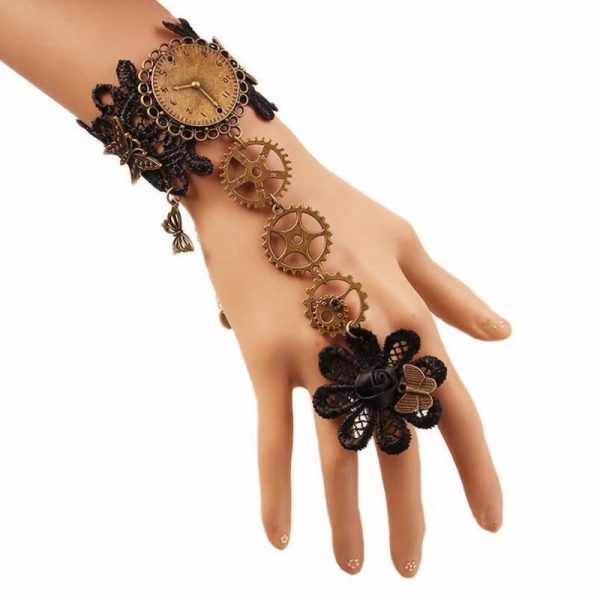 Gant Bracelet Steampunk Dentelles