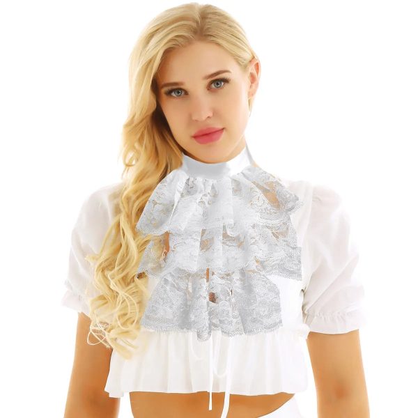 col jabot féminin