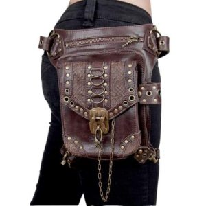 sac ceinture cuir