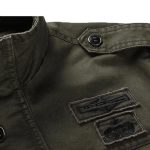 veste jean style aviateur