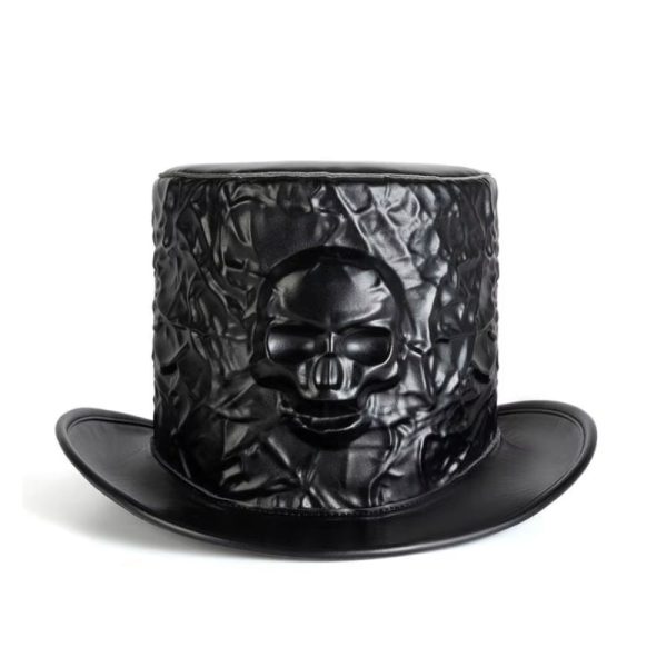 chapeau steampunk skull