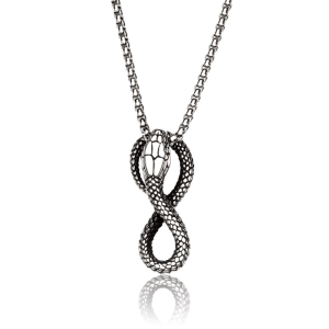 collier serpent élégant