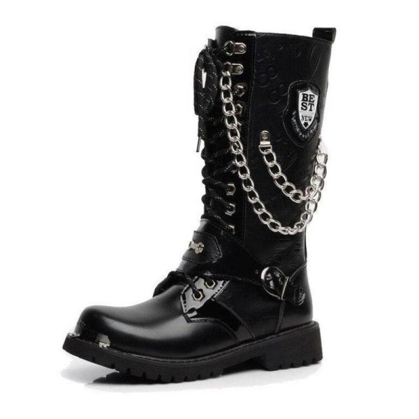 bottes steampunk montantes