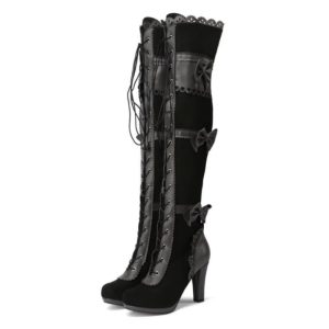 bottes Steampunk Dentelle
