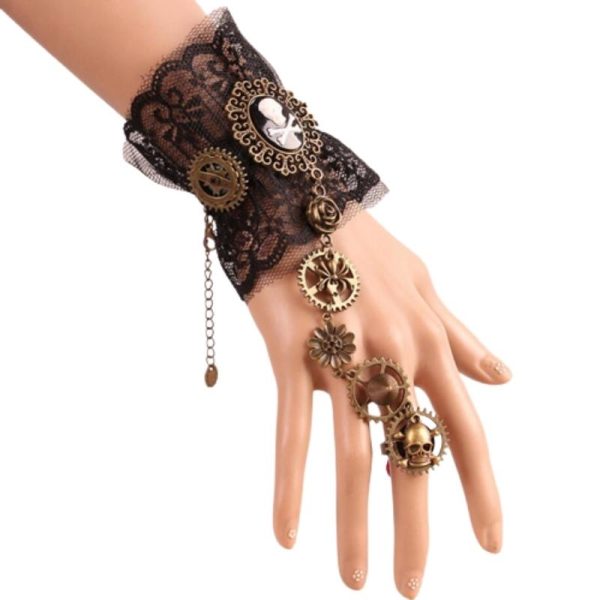 bracelet dentelle steampunk