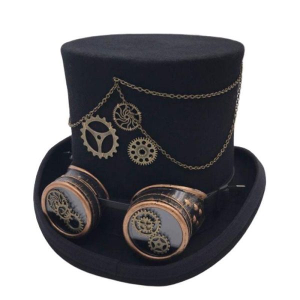 chapeau steampunk haut de forme