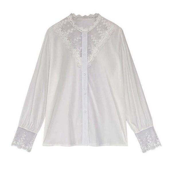 chemise blanche victorienne
