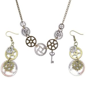 collier steampunk femme