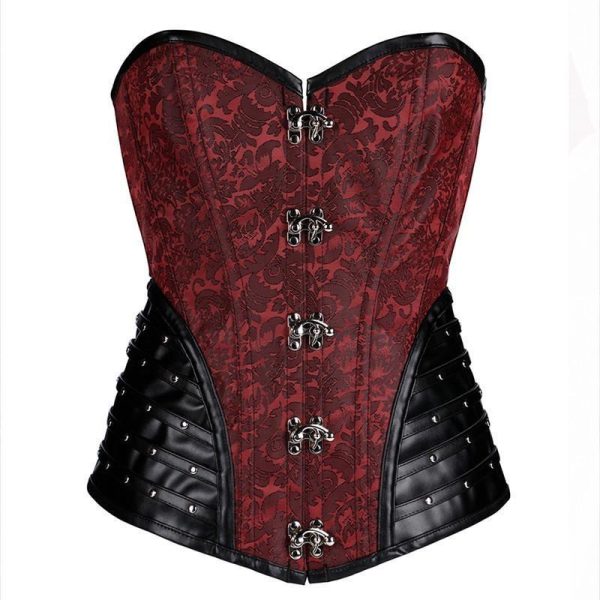 corset steampunk vintage top