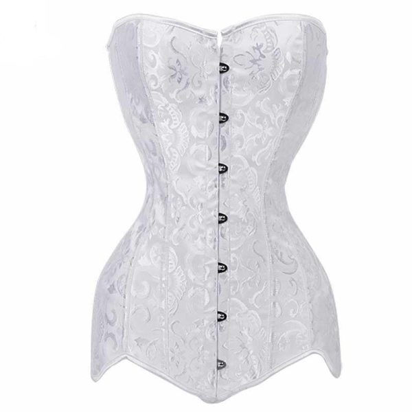 corset victorien long noir
