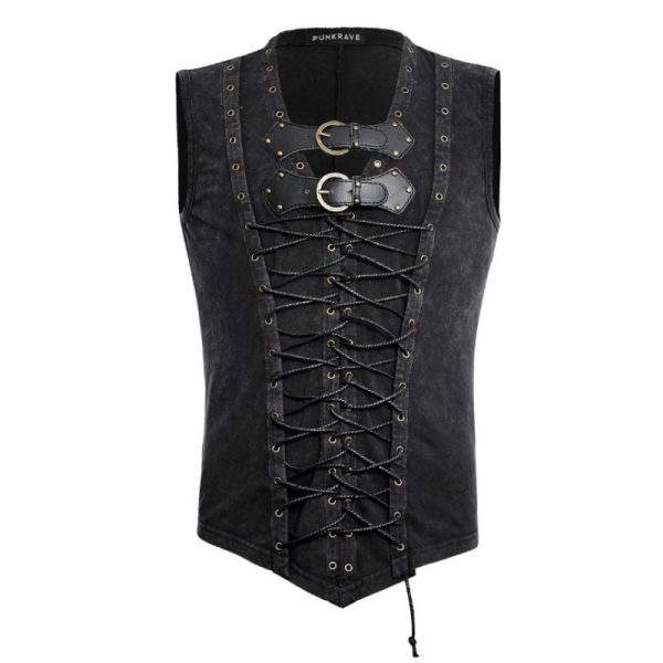 corset steampunk à lacets