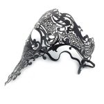 masque unisexe doré argenté