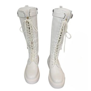 bottes blanches femme