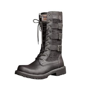 Bottes Moto Steampunk design rétro
