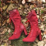 bottines victoriennes rétro