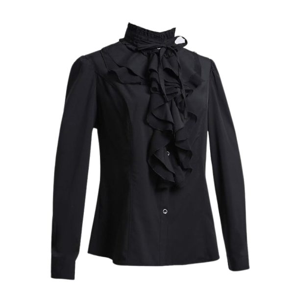 chemise steampunk noire femme