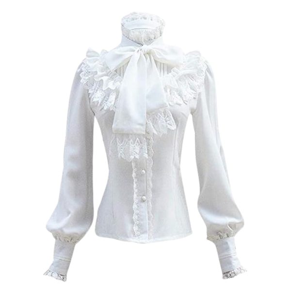 chemise victorienne blanche