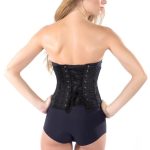 corset victorien noir