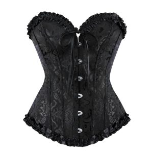 corset steampunk brocart