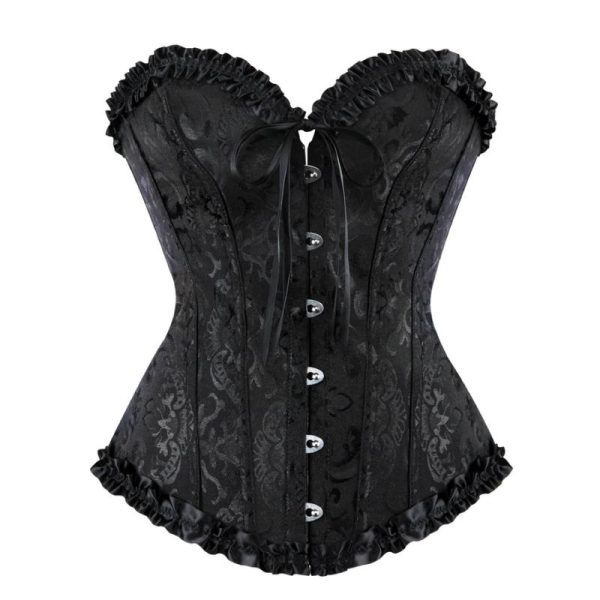 corset steampunk brocart