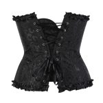 corset noir et blanc