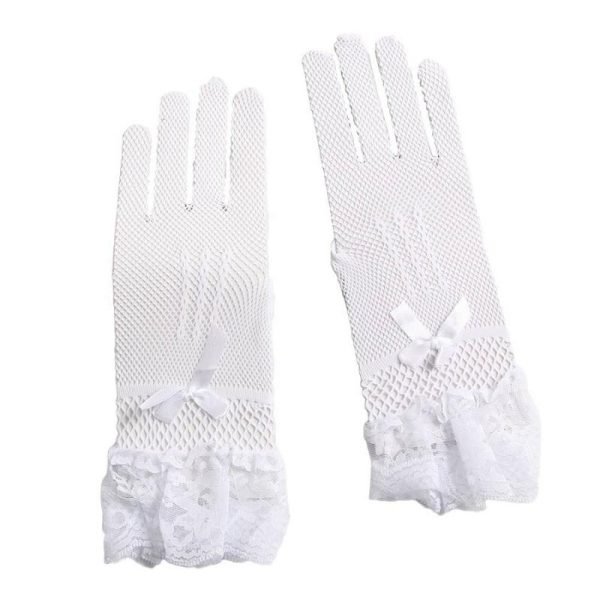 gant dentelle blanc mariage