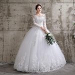 Robe mariage dentelle victorienne