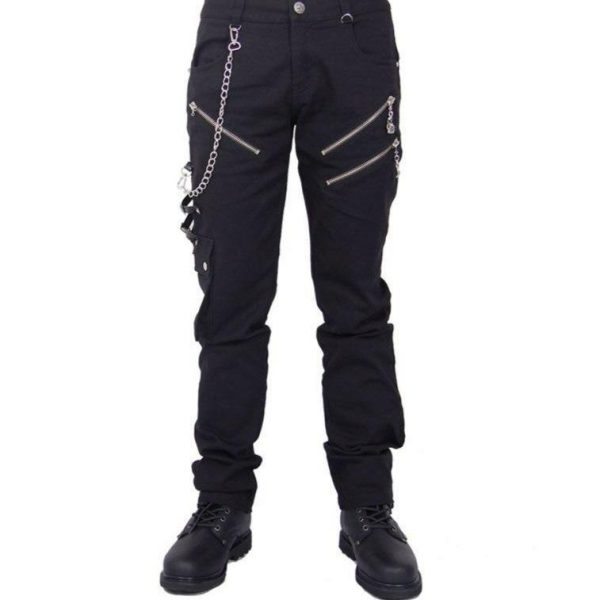 pantalon steampunk gothique chaîne
