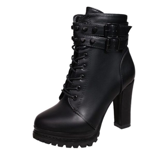 bottines noires design