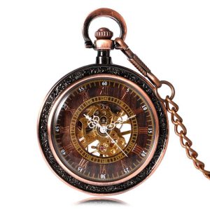 montre de poche squelette