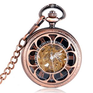 montre à gousset or rose