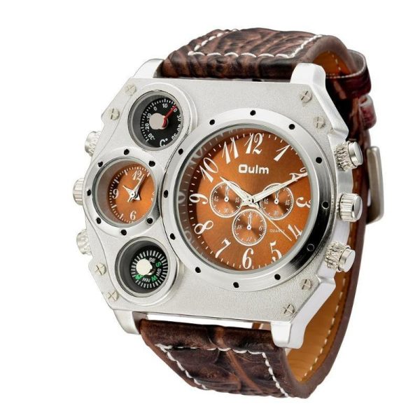 montre steampunk boussole