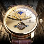luxueux montre en cuir