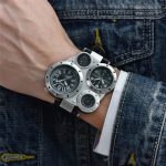 montre steampunk avec multi-cadrans