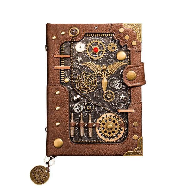 carnet en PU Steampunk