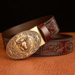 ceinture marron western