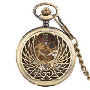 montre gousset steampunk phénix