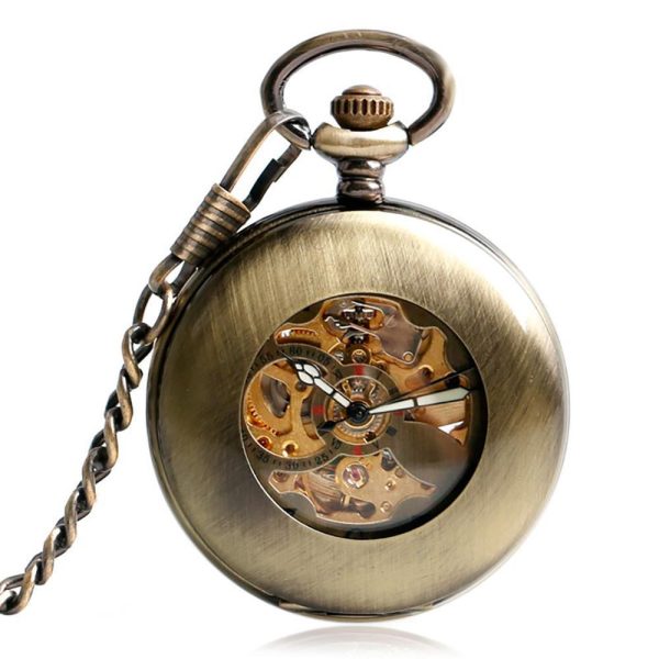 montre de poche steampunk coffret