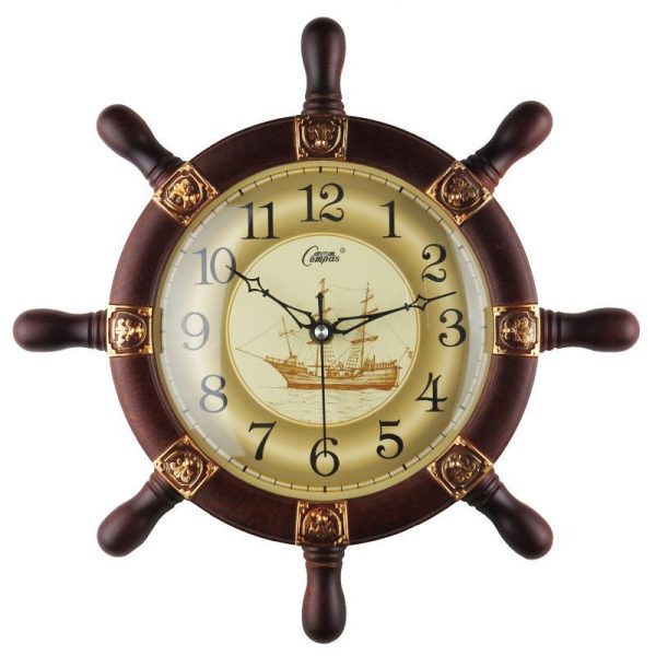horloge steampunk gouvernail