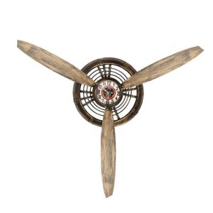 horloge steampunk hélice avion