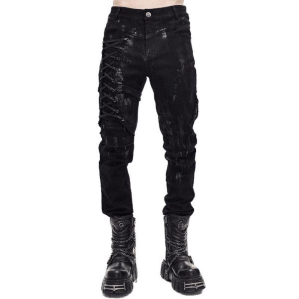 jean gothique steampunk homme